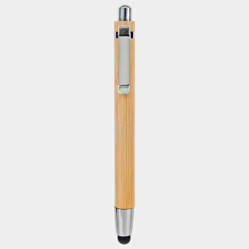 Personalized Bamboo Pen with Stylus Tip Thumbnail