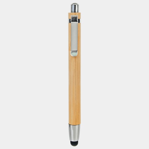 Personalized Bamboo Pen with Stylus Tip Thumbnail
