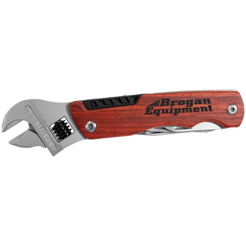 Personalized 6 1/2" Wrench Multi-Tool with Wood Handle/Bag Thumbnail
