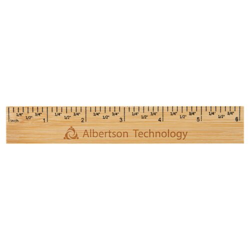 Personalized 6" Bamboo Ruler Thumbnail