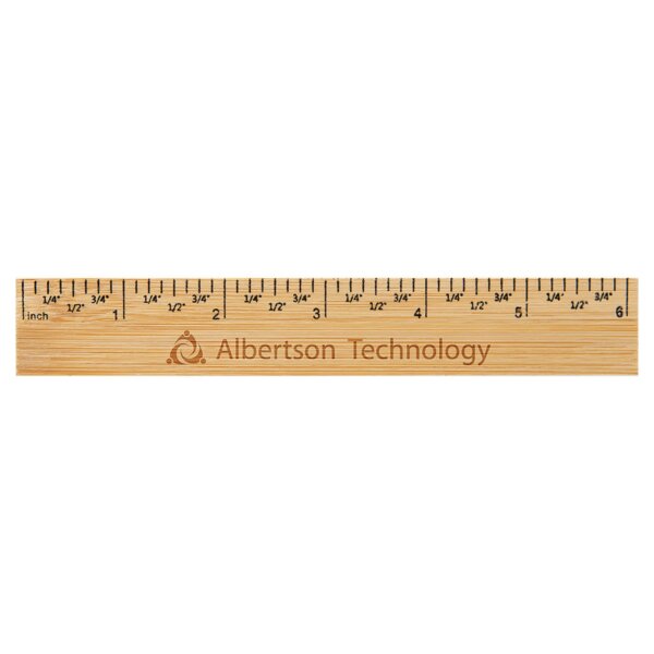 Personalized 6" Bamboo Ruler Thumbnail