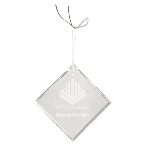 Personalized 3" Crystal Diamond Ornament Thumbnail
