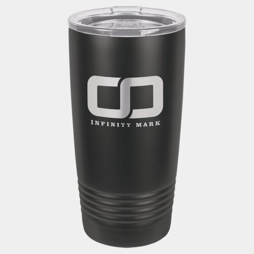 Black 20 oz. Polar Camel Ringneck Tumbler (No Silver Ring) with Standard Lid Thumbnail