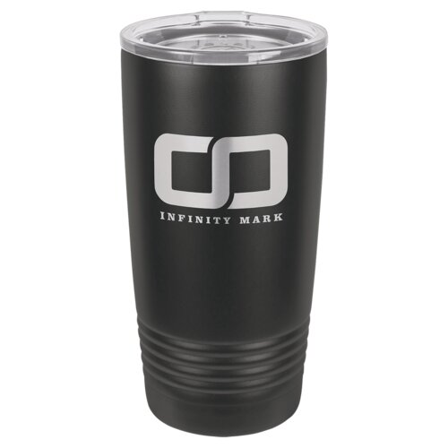 Black 20 oz. Polar Camel Ringneck Tumbler (No Silver Ring) with Standard Lid Thumbnail