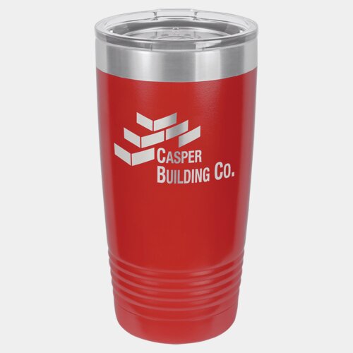 Red 20 oz. Polar Camel Ringneck Tumbler with Standard Lid Thumbnail