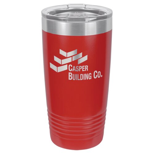 Red 20 oz. Polar Camel Ringneck Tumbler with Standard Lid Thumbnail