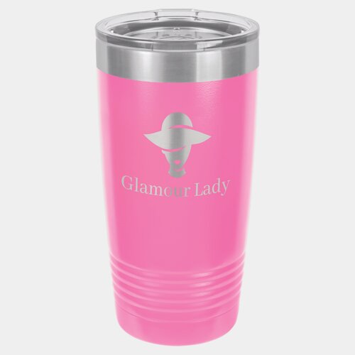 Pink 20 oz. Polar Camel Ringneck Tumbler with Standard Lid Thumbnail