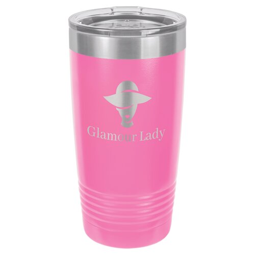 Pink 20 oz. Polar Camel Ringneck Tumbler with Standard Lid Thumbnail