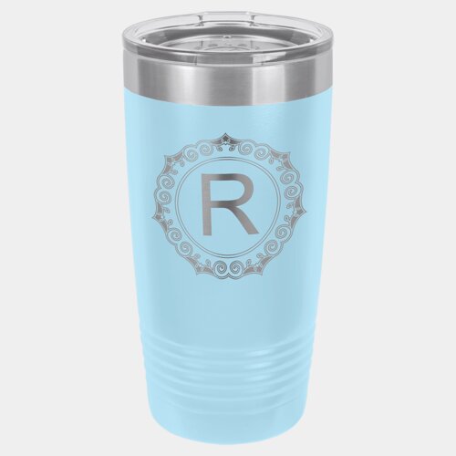 Light Blue 20 oz. Polar Camel Ringneck Tumbler with Standard Lid Thumbnail
