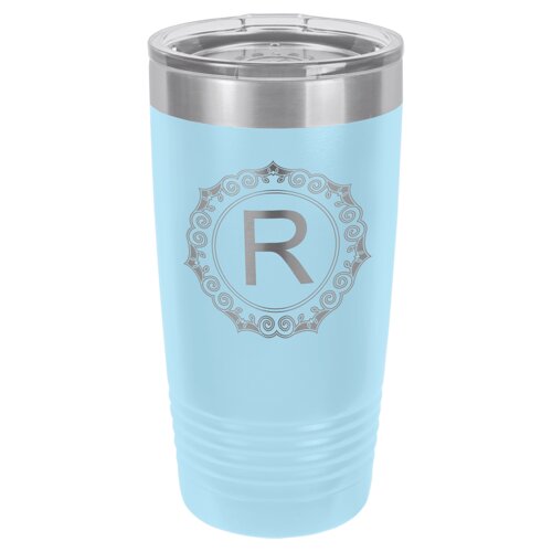 Light Blue 20 oz. Polar Camel Ringneck Tumbler with Standard Lid Thumbnail