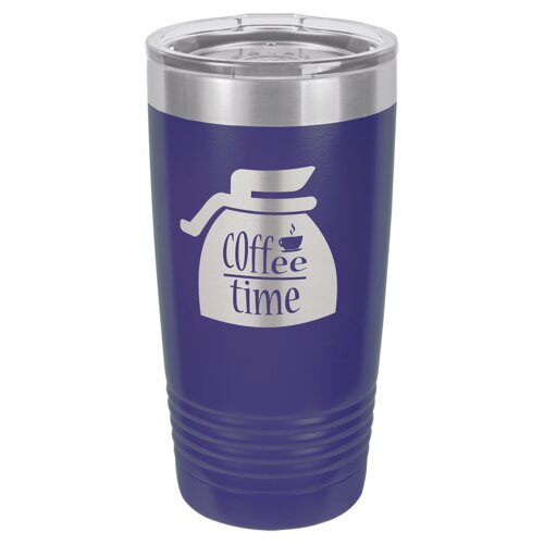 Purple 20 oz. Polar Camel Ringneck Tumbler with Standard Lid Thumbnail