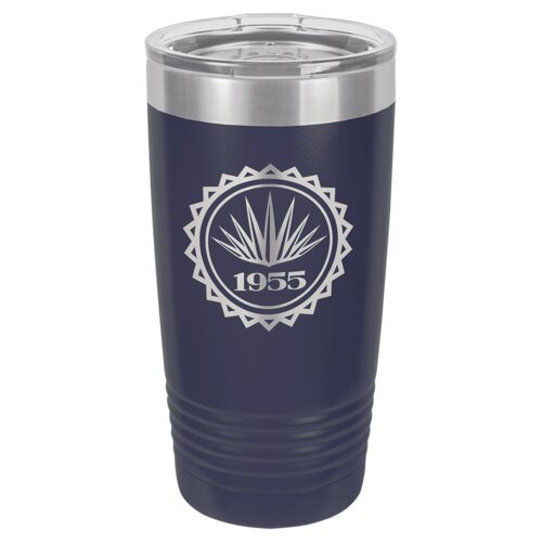 Navy Blue 20 oz. Polar Camel Ringneck Tumbler with Standard Lid Thumbnail