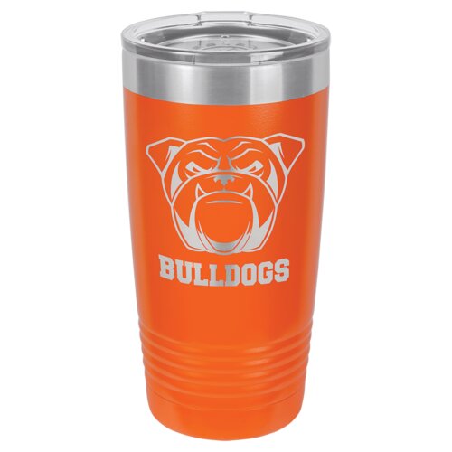 Orange 20 oz. Polar Camel Ringneck Tumbler with Standard Lid Thumbnail