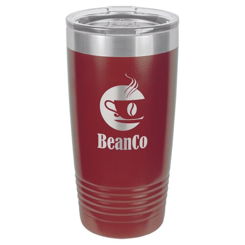 Maroon 20 oz. Polar Camel Ringneck Tumbler with Standard Lid Thumbnail