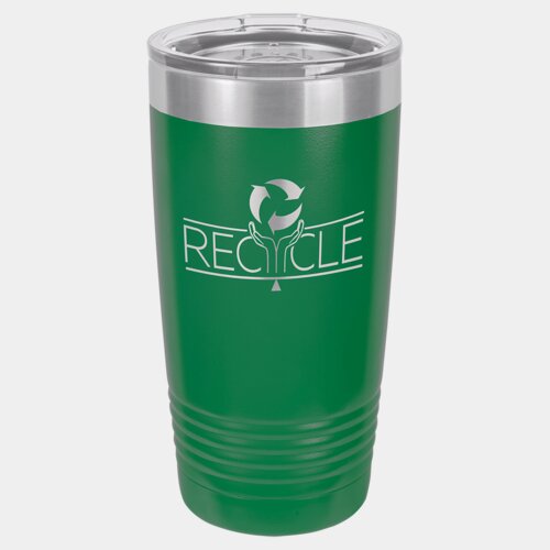 Green 20 oz. Polar Camel Ringneck Tumbler with Standard Lid Thumbnail