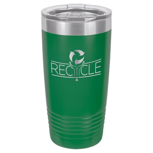 Green 20 oz. Polar Camel Ringneck Tumbler with Standard Lid Thumbnail