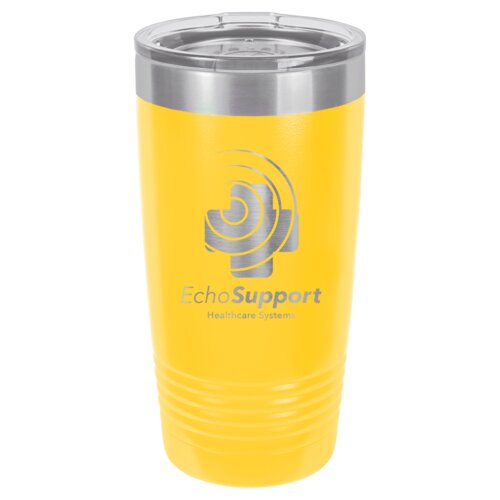 Yellow 20 oz. Polar Camel Ringneck Tumbler with Standard Lid Thumbnail