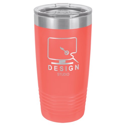 Coral 20 oz. Polar Camel Ringneck Tumbler with Standard Lid Thumbnail