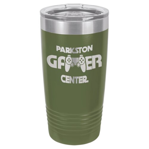 Olive Green 20 oz. Polar Camel Ringneck Tumbler with Standard Lid Thumbnail