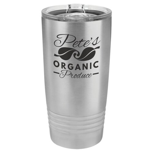 Stainless Steel 20 oz. Polar Camel Ringneck Tumbler with Slider Lid Thumbnail
