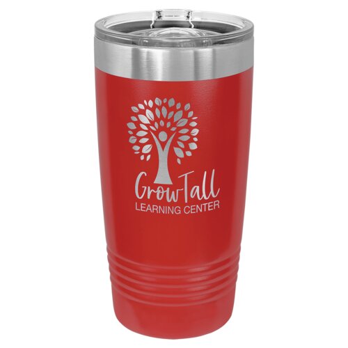 Red 20 oz. Polar Camel Ringneck Tumbler with Slider Lid Thumbnail