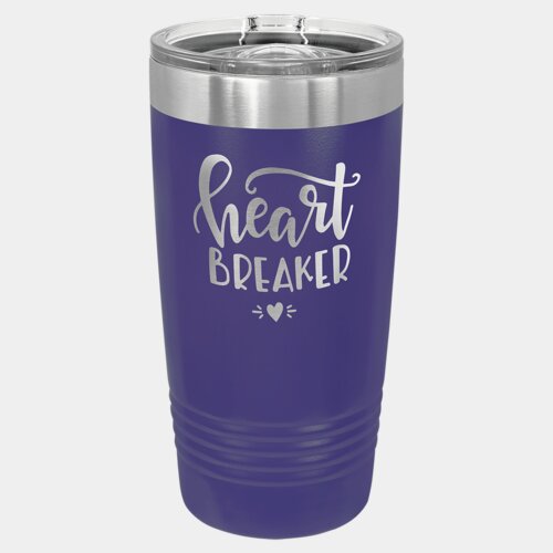 Purple 20 oz. Polar Camel Ringneck Tumbler with Slider Lid Thumbnail