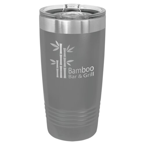 Dark Gray 20 oz. Polar Camel Ringneck Tumbler with Slider Lid Thumbnail