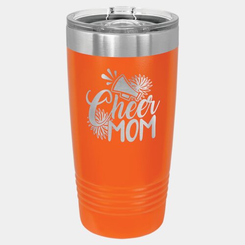 Orange 20 oz. Polar Camel Ringneck Tumbler with Slider Lid Thumbnail
