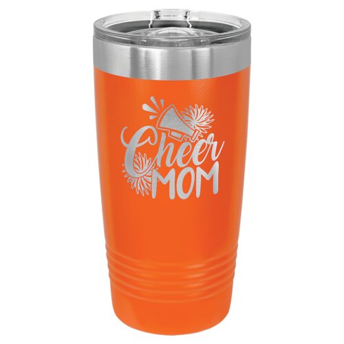 Orange 20 oz. Polar Camel Ringneck Tumbler with Slider Lid Thumbnail