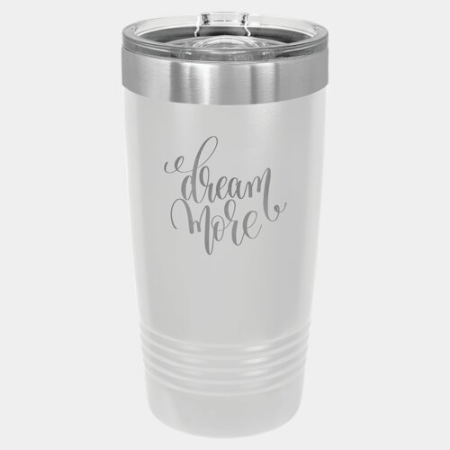 White 20 oz. Polar Camel Ringneck Tumbler with Slider Lid Thumbnail