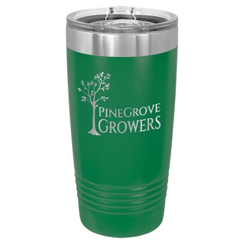 Green 20 oz. Polar Camel Ringneck Tumbler with Slider Lid Thumbnail