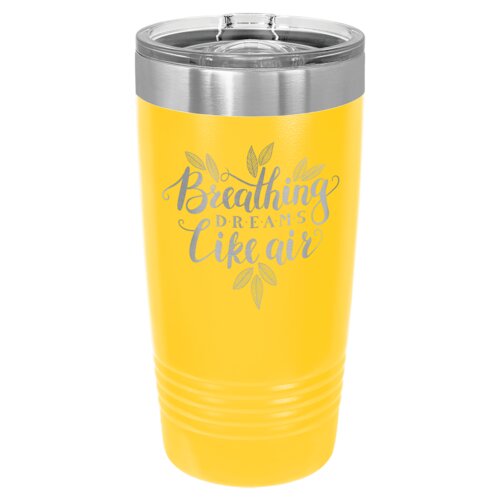 Yellow 20 oz. Polar Camel Ringneck Tumbler with Slider Lid Thumbnail
