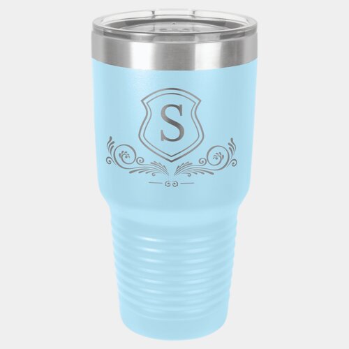 Light Blue 30 oz. Polar Camel Ringneck Tumbler with Standard Lid Thumbnail