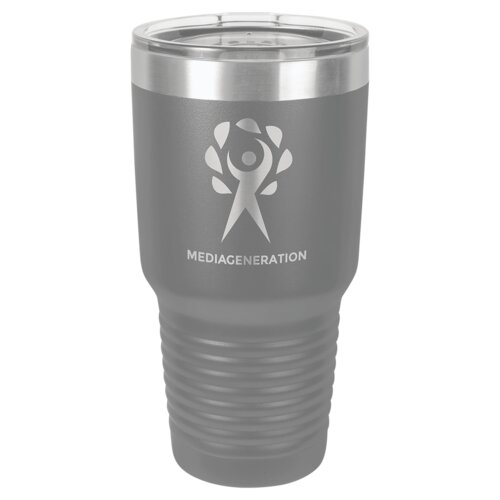 Dark Gray 30 oz. Polar Camel Ringneck Tumbler with Standard Lid Thumbnail