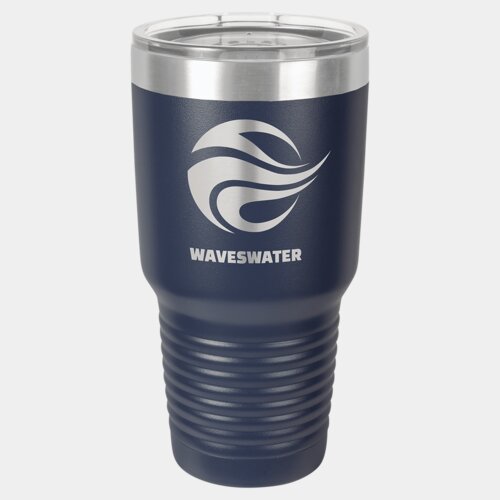 Navy Blue 30 oz. Polar Camel Ringneck Tumbler with Standard Lid Thumbnail