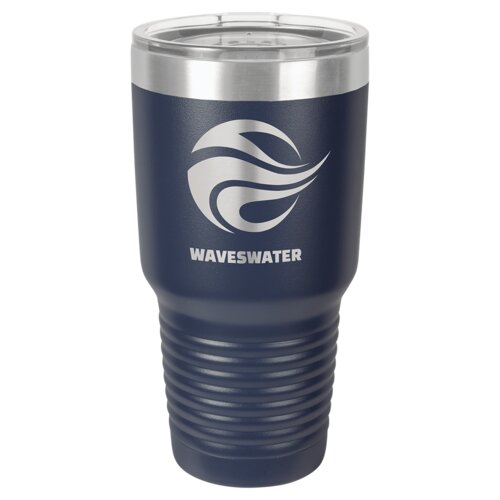 Navy Blue 30 oz. Polar Camel Ringneck Tumbler with Standard Lid Thumbnail