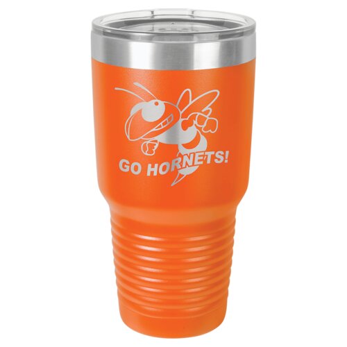 Orange 30 oz. Polar Camel Ringneck Tumbler with Standard Lid Thumbnail