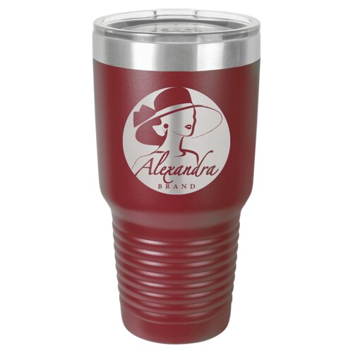 Maroon 30 oz. Polar Camel Ringneck Tumbler with Standard Lid Thumbnail