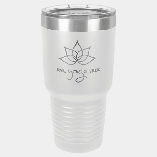 White 30 oz. Polar Camel Ringneck Tumbler with Standard Lid Thumbnail