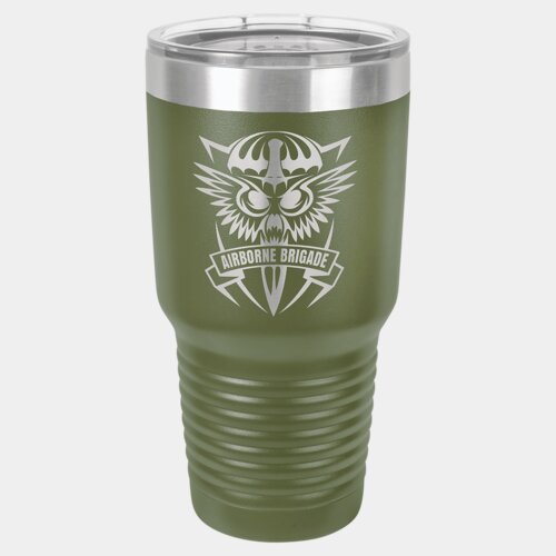 Olive Green 30 oz. Polar Camel Ringneck Tumbler with Standard Lid Thumbnail