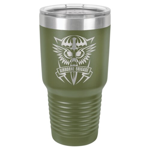 Olive Green 30 oz. Polar Camel Ringneck Tumbler with Standard Lid Thumbnail
