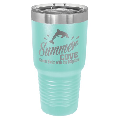 Teal 30 oz. Polar Camel Ringneck Tumbler with Slider Lid Thumbnail