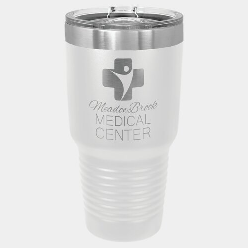 White 30 oz. Polar Camel Ringneck Tumbler with Slider Lid Thumbnail