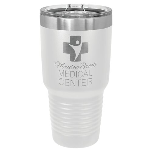 White 30 oz. Polar Camel Ringneck Tumbler with Slider Lid Thumbnail