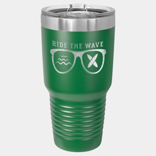 Green 30 oz. Polar Camel Ringneck Tumbler with Slider Lid Thumbnail