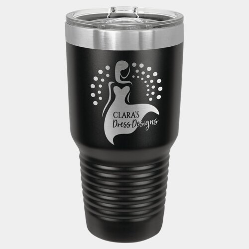 Black 30 oz. Polar Camel Ringneck Tumbler with Slider Lid Thumbnail
