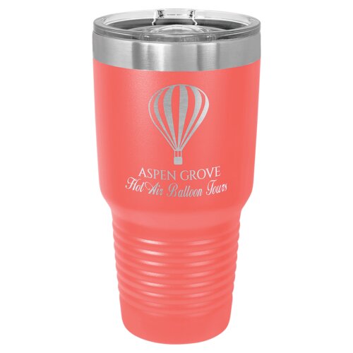 Coral 30 oz. Polar Camel Ringneck Tumbler with Slider Lid Thumbnail