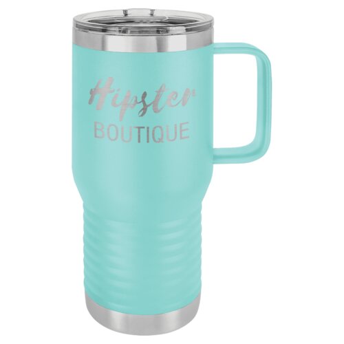 Teal Vacuum Insulated 20 oz. Polar Camel Travel Mug with Slider Lid Thumbnail