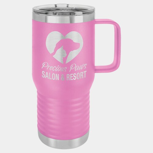 Light Purple Vacuum Insulated 20 oz. Polar Camel Travel Mug with Slider Lid Thumbnail