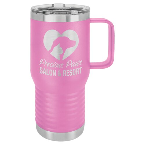 Light Purple Vacuum Insulated 20 oz. Polar Camel Travel Mug with Slider Lid Thumbnail
